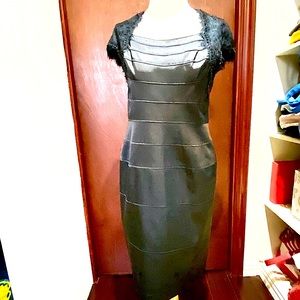 Adrianna Papell lace cocktail dress